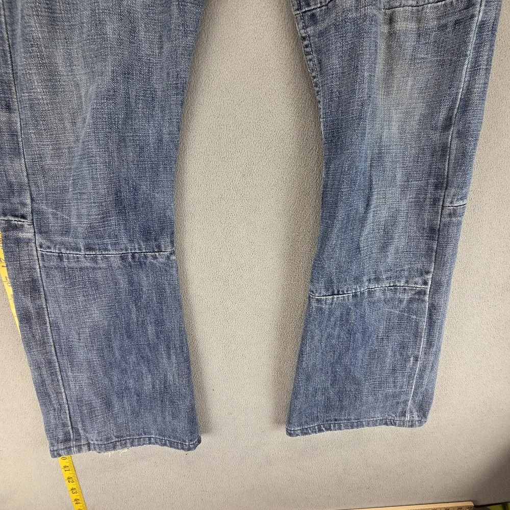 Vintage Levis Engineered Jeans Mens Blue Double Knee Zip Fly Bootcut Fits 32x29
